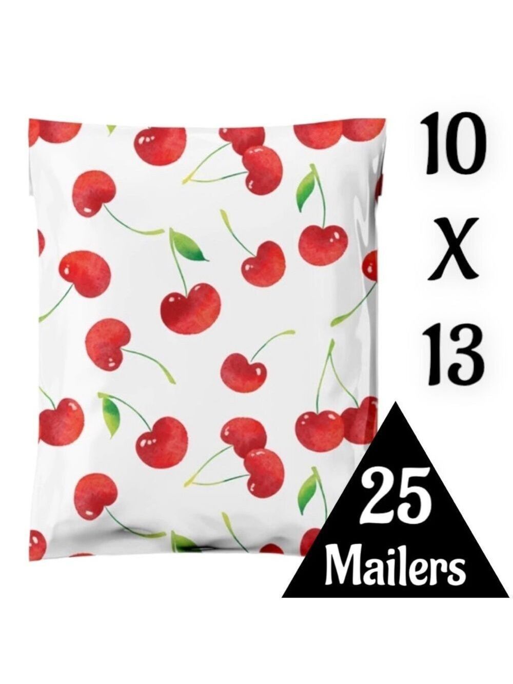 25 10X13 Poly Mailers, Cherry Shipping Envelopes PRICE IS FIRM - Picture 8 of 15